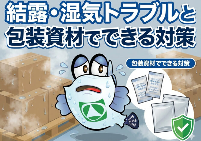 結露・湿気トラブルと包装資材でできる対策！｜パッケージ・ラボ